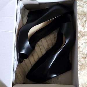 Aldo Size 7 Black Wedges